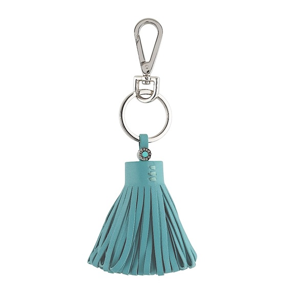 Tiffany & Co. Leather Tassel Keychain - Picture 3 of 5